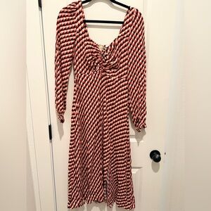 Favorite Daughter Red and Black Checkered Dress